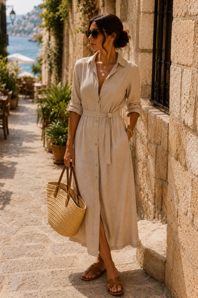 black linen dress nz Nanami Linen dress